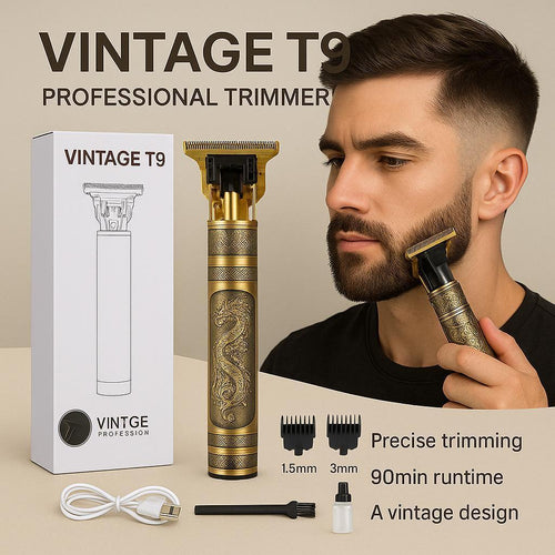 Vintage T9 Hair Trimmer In Pure Metal